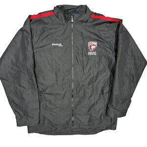 Reebok Hockey Guelph Storm OHL Team Issue Full Zip WindbreakerJacket Large